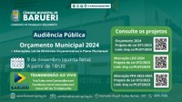 Audiência pública apresenta orçamento de Barueri para 2024