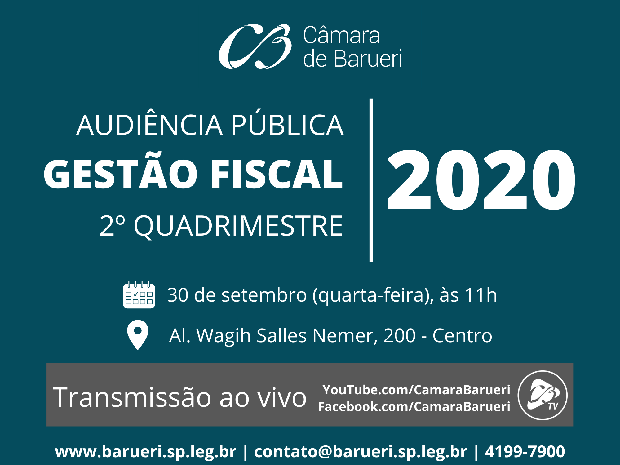 Audiência pública avalia despesas e investimentos do Poder Executivo entre maio e agosto