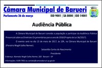 Audiência Pública debate Projeto de Lei de Diretrizes Orçamentárias