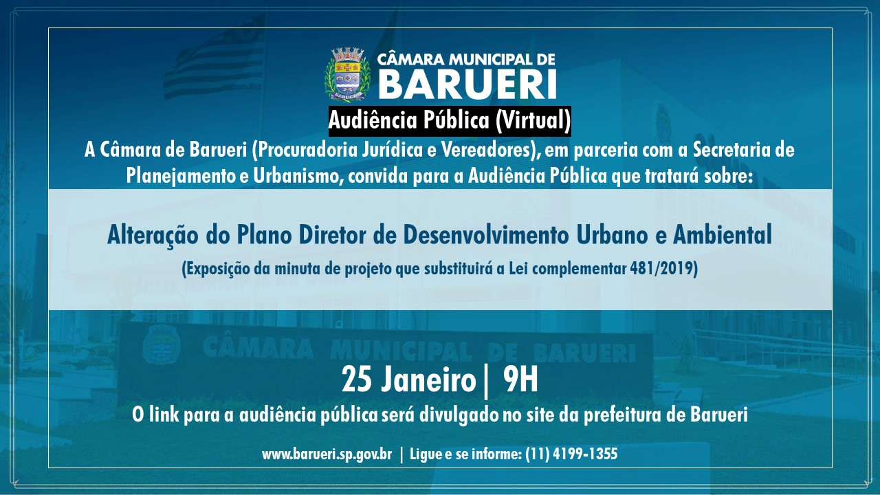 Audiência Pública (Virtual)