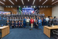 Batalhão da PM recebe homenagem dos vereadores