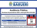 Câmara promove audiência pública sobre Diretrizes Orçamentárias