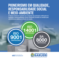 Pioneirismo em qualidade no atendimento à população