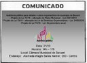 Comunicado Audiência Pública Comunicado Audiência Pública
