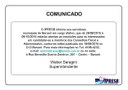 Comunicado IPRESB