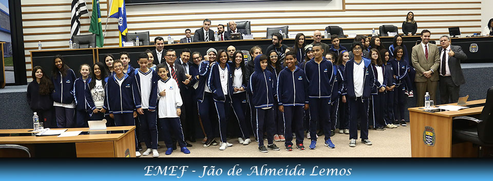 Estudantes na Câmara