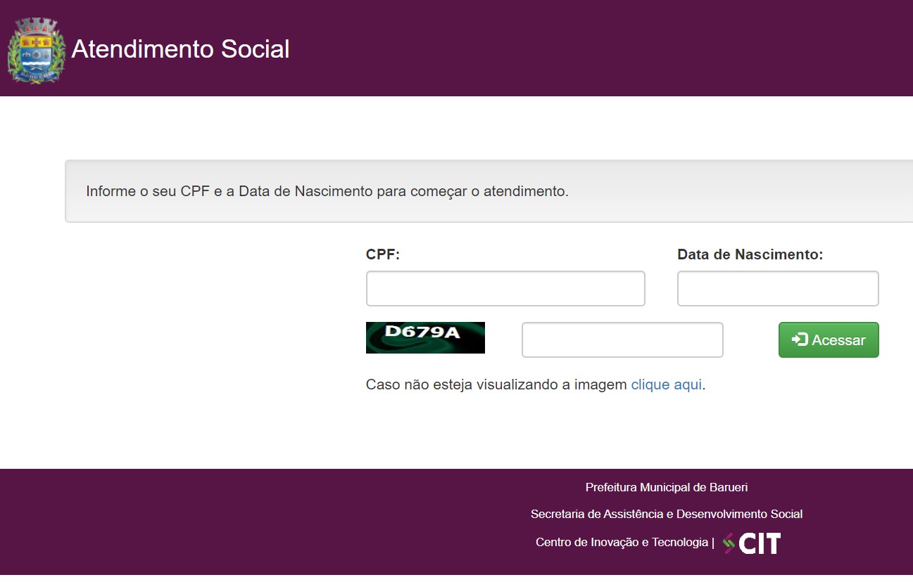 População pode solicitar benefício social pelo celular