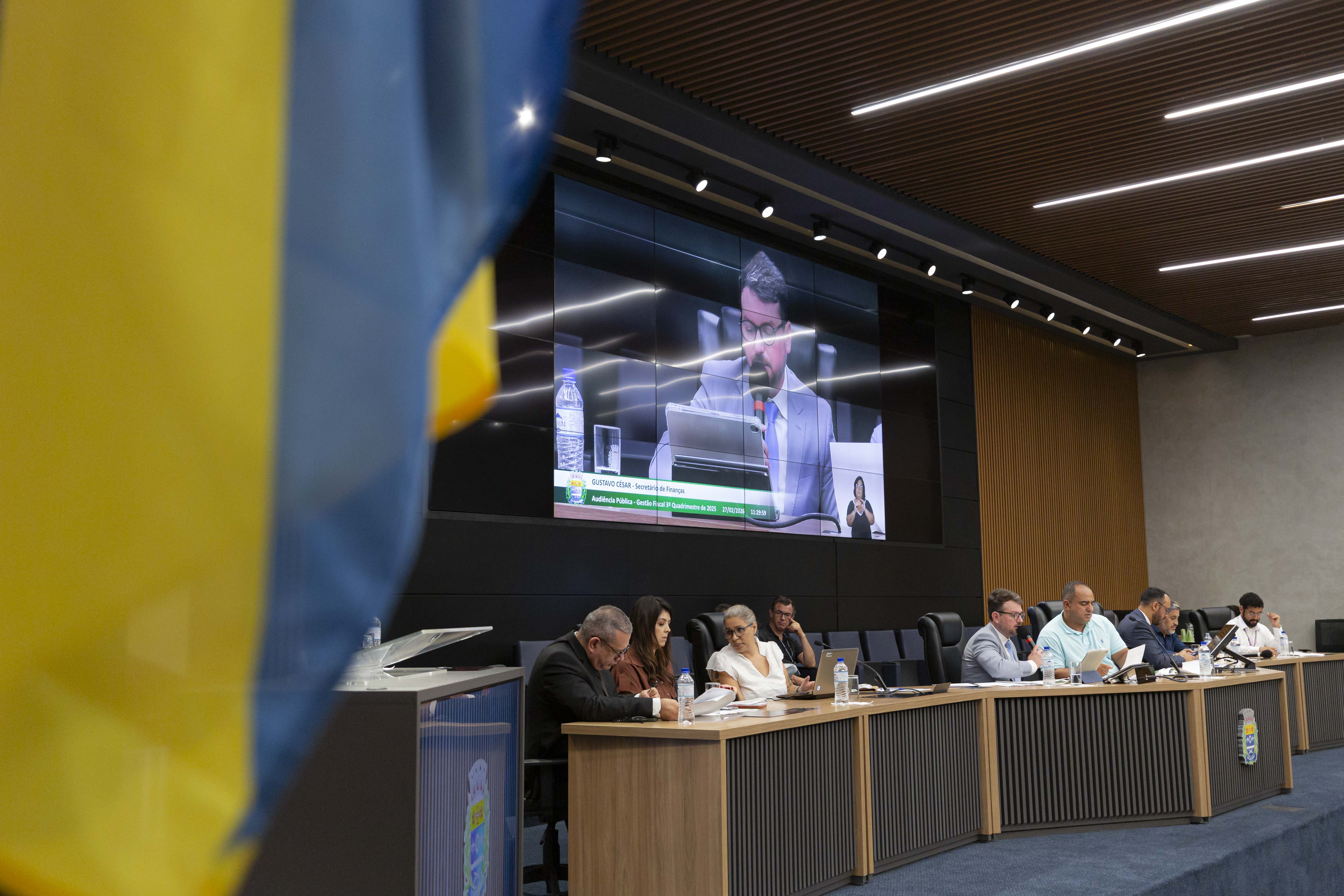 Secretaria de Finanças presta contas da Prefeitura aos vereadores